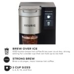 Keurig K-2550 - Cafetera de una sola porción para empresas medianas, plomada, plata/negro