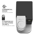 Keurig K-2550 - Cafetera de una sola porción para empresas medianas, plomada, plata/negro