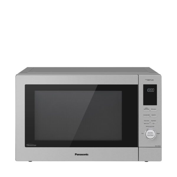 Panasonic HomeChef Combo de Microondas y Freidora de Aire de Mostrador 4 en 1, 20 Preajustes que Ahorran Tiempo + Receta