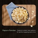 Panasonic HomeChef Combo de Microondas y Freidora de Aire de Mostrador 4 en 1, 20 Preajustes que Ahorran Tiempo + Receta