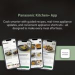Panasonic HomeChef Combo de Microondas y Freidora de Aire de Mostrador 4 en 1, 20 Preajustes que Ahorran Tiempo + Receta