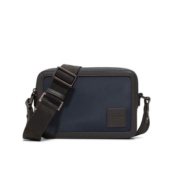 Bolso bandolera Ted Baker Argyll para hombre azul marino nailon 4.26 litros