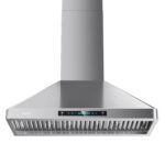 IKTCH Campana extractora de 30 pulgadas de montaje en pared, 900 CFM, acero inoxidable, detección de gestos y control tá