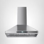 IKTCH Campana extractora de 30 pulgadas de montaje en pared, 900 CFM, acero inoxidable, detección de gestos y control tá