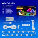 Luces LED Permanentes para Exterior Enbrighten Eternity 85102 150 pies 108 LED RGBWIC Control por Aplicación