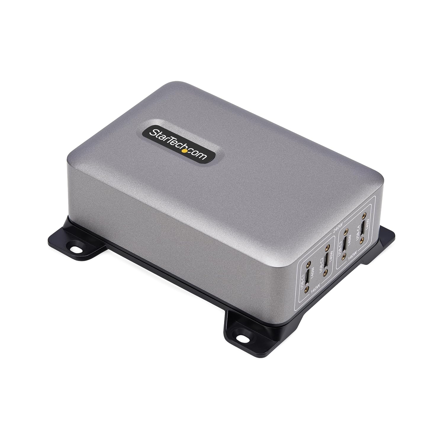 Estación de carga USB C StarTech com 424DNA USB C CHARGER 240W 4 puertos GaN para laptop y smartphone