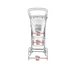 Cochecito para Mascotas Pet Gear Happy Trails Lite 8030NZRP sin Cremallera Rojo Ciruela