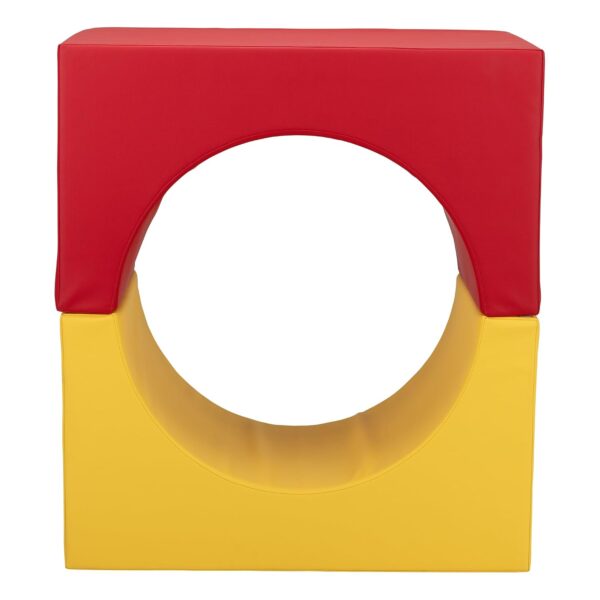 Escalador de Arco Suave School Outfitters SPG-OUN1007 Rojo Amarillo Espuma de Poliuretano 19.5 x 35.5 x 39.5 pulgadas
