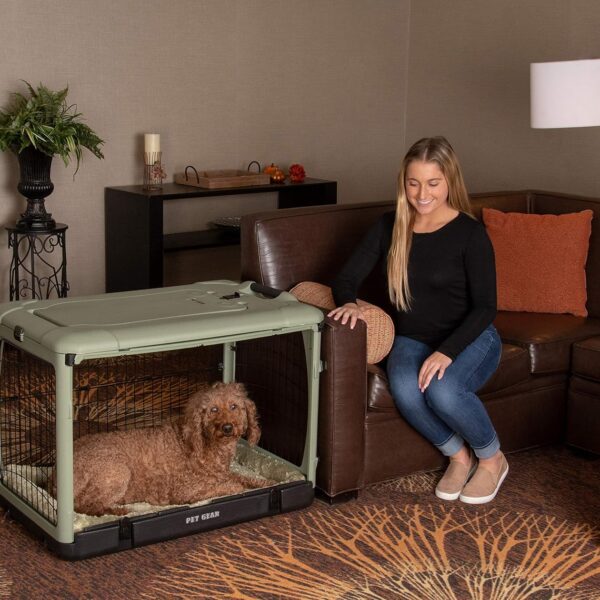 Caja de Acero Pet Gear The Other Door 5936BWI 4 Puertas 36 Pulgadas Sauce