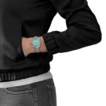 Reloj Tissot Ballade T1562101109100 para Mujer Caja y Pulsera de Acero Inoxidable Esfera Verde Menta 34 mm