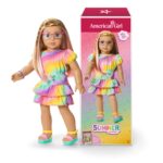 Muñeca American Girl Summer McKinny Girl of the Year 2025 18 pulgadas cabello rubio fresa ojos azules con diario