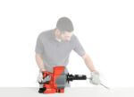 RIDGID 78053 K-46 SinkSnake Serpiente de drenaje inalámbrico con cable IC de 5/16 pulgadas x 25 pies, batería de 18 V 2.