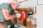 RIDGID 78053 K-46 SinkSnake Serpiente de drenaje inalámbrico con cable IC de 5/16 pulgadas x 25 pies, batería de 18 V 2.