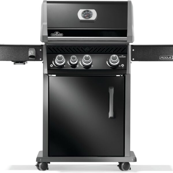 Parrilla de Gas Propano Napoleon Rogue PRO 425 RP425SIBPK-2 Negra con Quemador Lateral Infrarrojo y Rejillas de Cocción