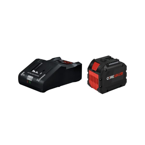 Kit de Arranque Bosch GXS18V-32N112 18V Batería CORE18V 12 Ah Cargador Turbo GAL18V-160 16 Amperios