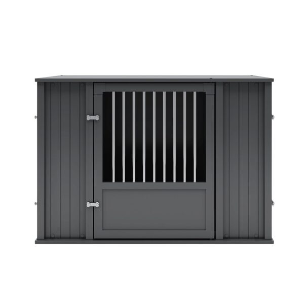Jaula para Perros New Age Pet FlexiCrate EHDFX62-02XL ECOFLEX Grande Doble Puerta Color Negro 43.3 x 27.2 x 29.9 pulgada