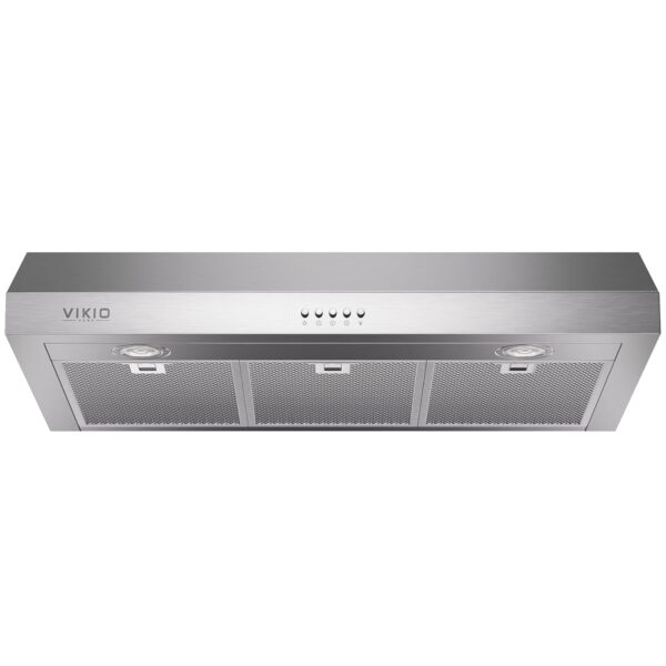 VIKIO HOME Campana Extractora Bajo Gabinete de 30 Pulgadas, 1200 CFM de Doble Motor para Ventilación de Cocina con Luces
