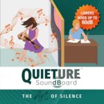 Paneles acústicos Quieture Soundboard – Tableros de fibra absorbentes de sonido para insonorización e aislamiento térmic