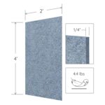 Paneles acústicos Quieture Soundboard – Tableros de fibra absorbentes de sonido para insonorización e aislamiento térmic