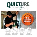 Paneles acústicos Quieture Soundboard – Tableros de fibra absorbentes de sonido para insonorización e aislamiento térmic