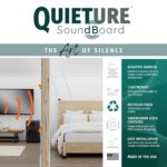 Paneles acústicos Quieture Soundboard – Tableros de fibra absorbentes de sonido para insonorización e aislamiento térmic