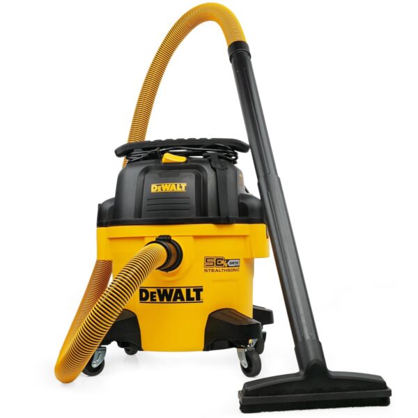 DEWALT STEALTHSONIC - Aspiradora de polietileno ultra silenciosa de 6 galones, para uso húmedo y seco, con 6 bolsas de p