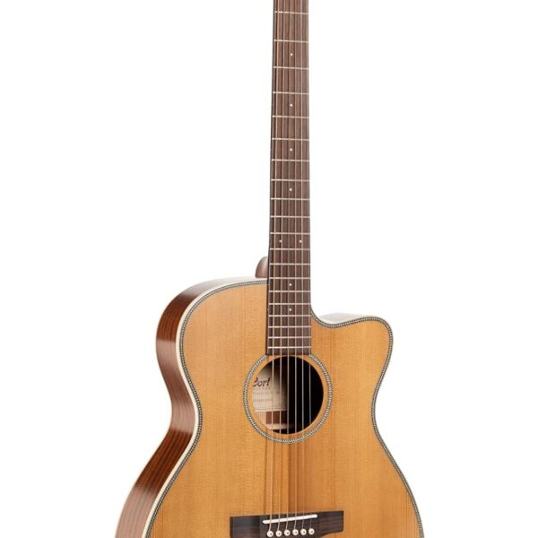 Cort Essence Series ES-OC4 Orchestra Modelo Cutaway Guitarra eléctrica acústica, semibrillante natural (OC4NSG)