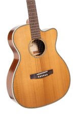 Cort Essence Series ES-OC4 Orchestra Modelo Cutaway Guitarra eléctrica acústica, semibrillante natural (OC4NSG)