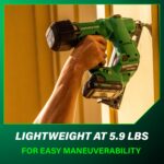 Metabo HPT 18V MultiVolt Brushless Pro Kit de pistola de clavos angulado de calibre 15, pistola de clavos de calibre 15,