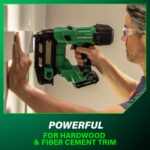 Metabo HPT 18V MultiVolt Brushless Pro 16-GA Kit de clavadora de acabado recto, clavador de acabado de calibre 16, herra