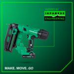 Metabo HPT 18V MultiVolt Brushless Pro 16-GA Kit de clavadora de acabado recto, clavador de acabado de calibre 16, herra