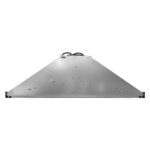 Campana extractora Vista Coll 380 CFM de 36 pulgadas para montaje en pared, LED, negro mate