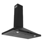 Campana extractora Vista Coll 380 CFM de 36 pulgadas para montaje en pared, LED, negro mate