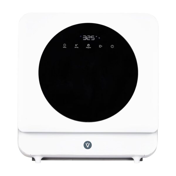 Lavavajillas portátil para encimera con tanque de agua integrado de 5 L, lavavajillas de mesa 6 programas de lavado, lav