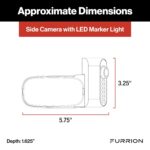 Sistema de Observación para RV Furrion Vision S+ FOS7HTAEN con Monitor de 7 Pulgadas Cámara Sharkfin y Cámaras Laterales