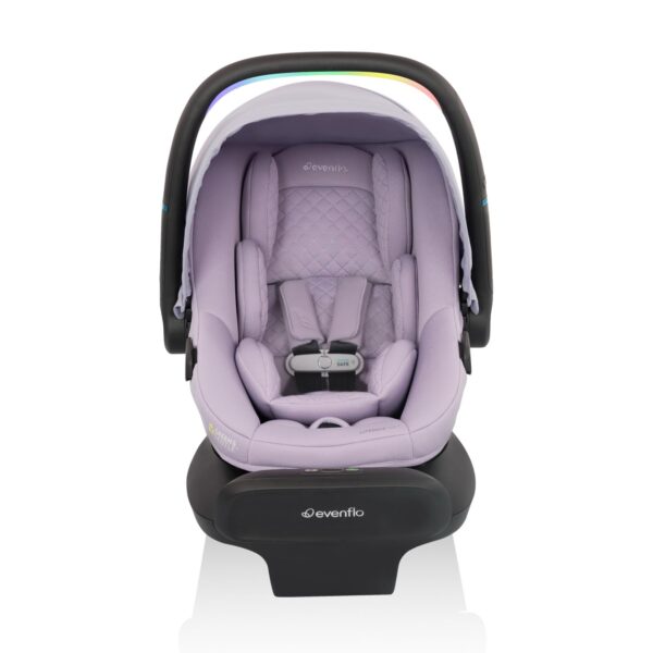Asiento de coche para bebés Evenflo LiteMax NXT modelo CS100412546 color Ágata orientación trasera ligero con SensorySoo