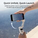 DJI Osmo Mobile 7 Estabilizador de Cardán de 3 Ejes para Teléfono con Trípode Integrado y Kit de Seguimiento