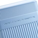 Juego de Equipaje United Colors of Benetton B4377197712 Rígido Acanalado Extensible con Ruedas Giratorias Azul Claro 2 P