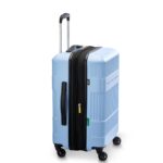 Juego de Equipaje United Colors of Benetton B4377197712 Rígido Acanalado Extensible con Ruedas Giratorias Azul Claro 2 P
