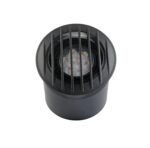 Luz de Pozo Kichler PAR36 con Protector de Roca Latón Negro 15508BKB 9.85 x 6.37 Pulgadas