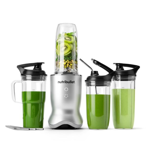 nutribullet Batidora Ultra Personal, versión Deluxe, NB80500, 32 oz, Gris
