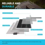 Kit de Panel Solar Renogy RNG-KIT-RV200D-ADV30-US-FBS 200W 12V con Controlador de Carga Adventurer 30A PWM y Soportes de