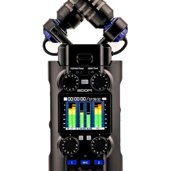 Zoom H5 Studio - Grabadora de mano para músicos, podcasters y cineastas con micrófonos estéreo grandes, 2 preamplificado