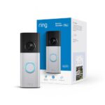Videotimbre inalámbrico Ring Plus (modelo más reciente): Retinal 2K con video de gran angular, zoom mejorado hasta 6x, v
