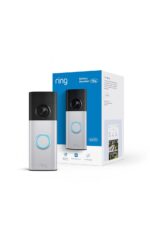 Videotimbre inalámbrico Ring Plus (modelo más reciente): Retinal 2K con video de gran angular, zoom mejorado hasta 6x, v