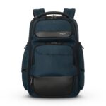 Mochila Targus HeritageLuxe TBB65602GL 15 a 16 pulgadas Azul con protección SafeSling bolsillo RFID carga USB-C 23 litro