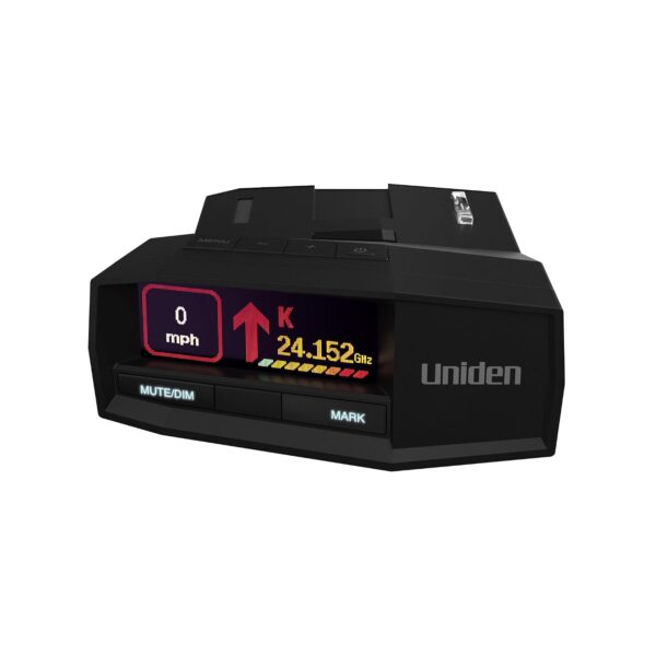 Detector de Radar Láser Uniden R8w Largo Alcance Antenas Duales Wi-Fi Bluetooth GPS Pantalla OLED