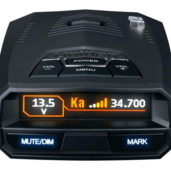 Detector de Radar Láser Uniden R4w Largo Alcance GPS Wi-Fi Bluetooth Pantalla OLED