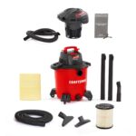 Aspiradora Húmeda y Seca Craftsman CMXEVBE17590 9 Galones 4.25 HP Pico con Filtro Manguera y Bolsa para Polvo