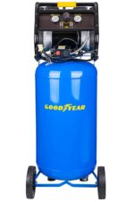 Compresor de Aire Vertical Goodyear Pulsar GYC6260SQ 26 Galones 175 PSI Sin Aceite Azul